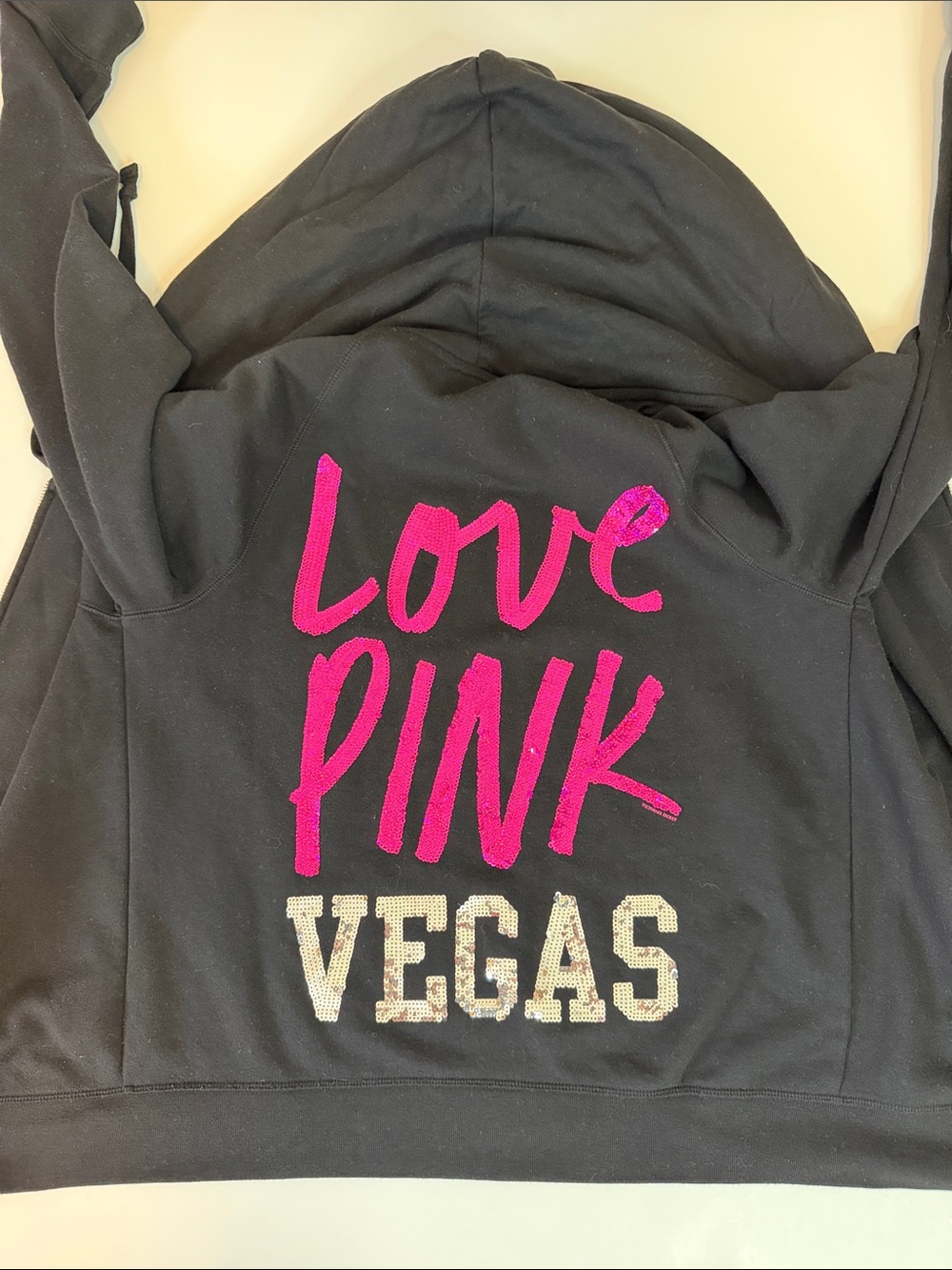 PINK Victorias Secret sequin Las Vegas hoodie - Picture 10 of 10
